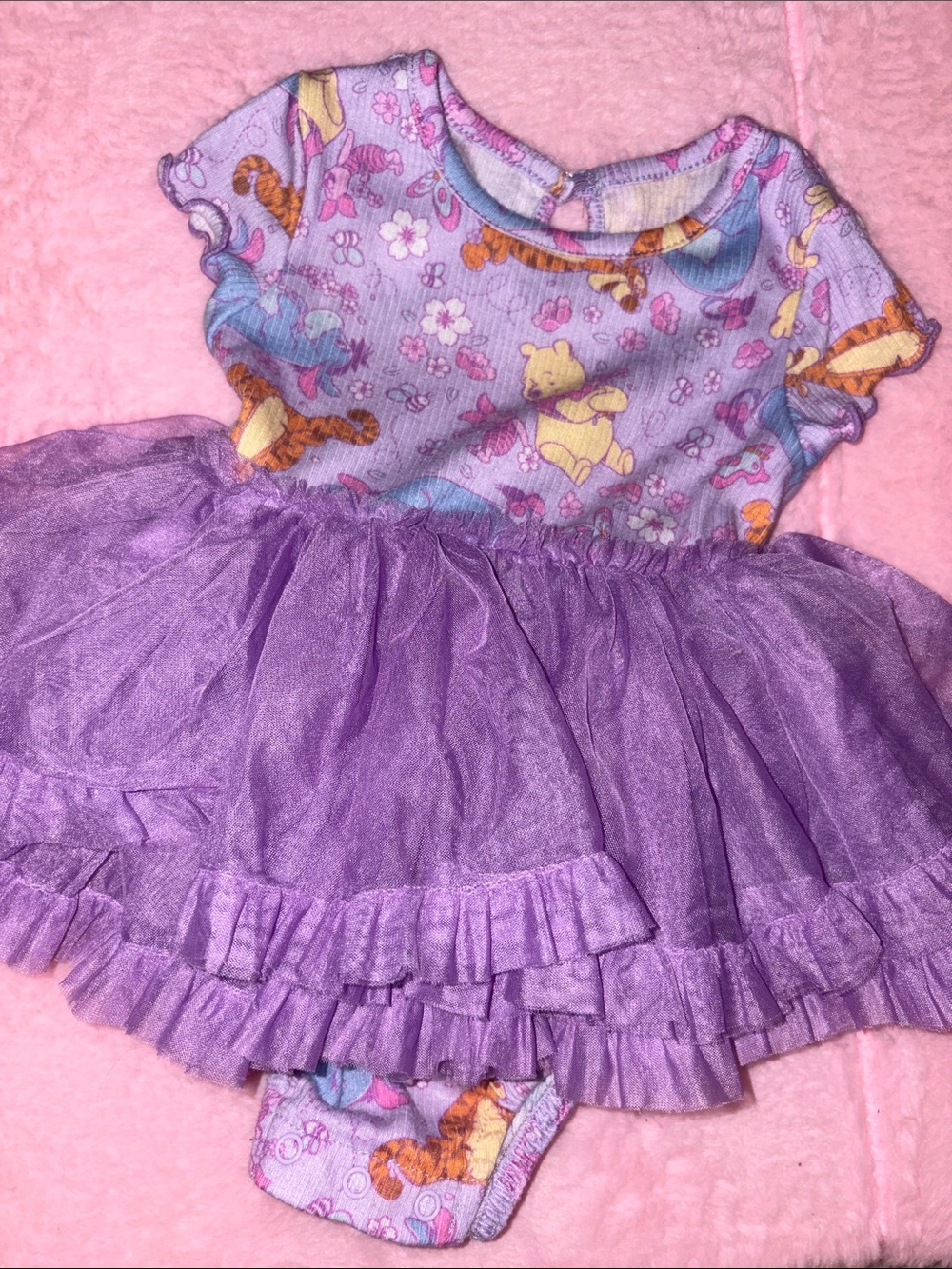 Purple Winnie-the-Pooh Tutu Dress